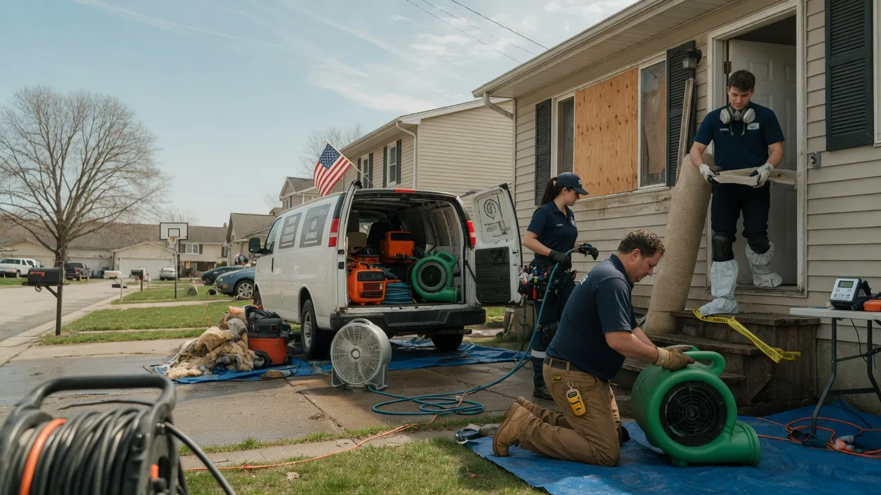Water Damage Restoration in Midlothian, MD near me